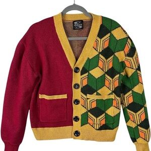 Giyuu Haori Demon slayer Anime Multicolor Cardigan Sweater